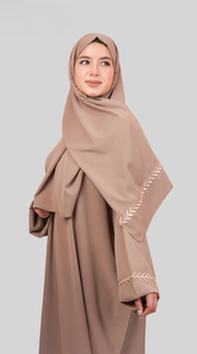 Abaya Brodée Vert Royal